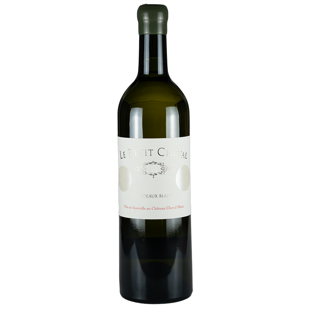 Flaschenofot des Weins Château Cheval Blanc Le Petit Cheval Blanc