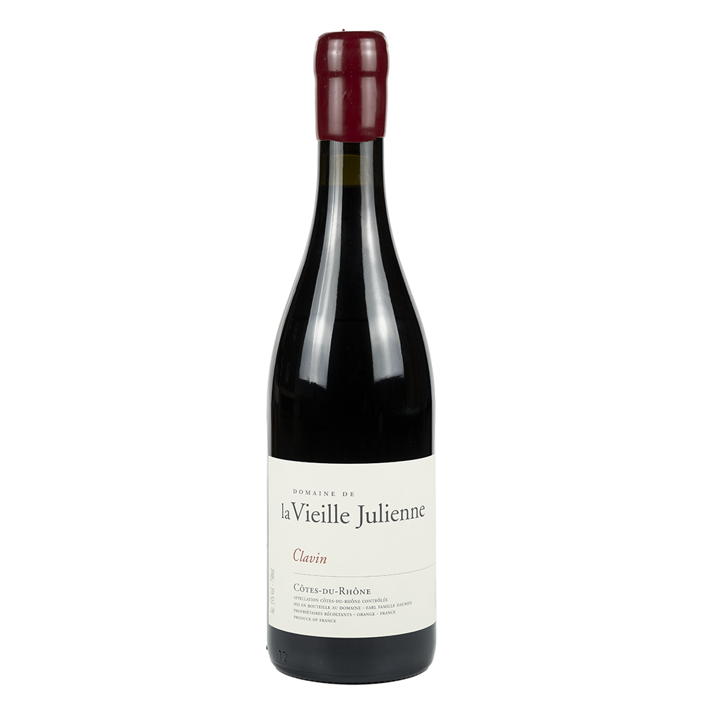 Flaschenfoto des Weins Domaine de la Vieille Julienne Côtes du Rhône rouge "Clavin" 2023