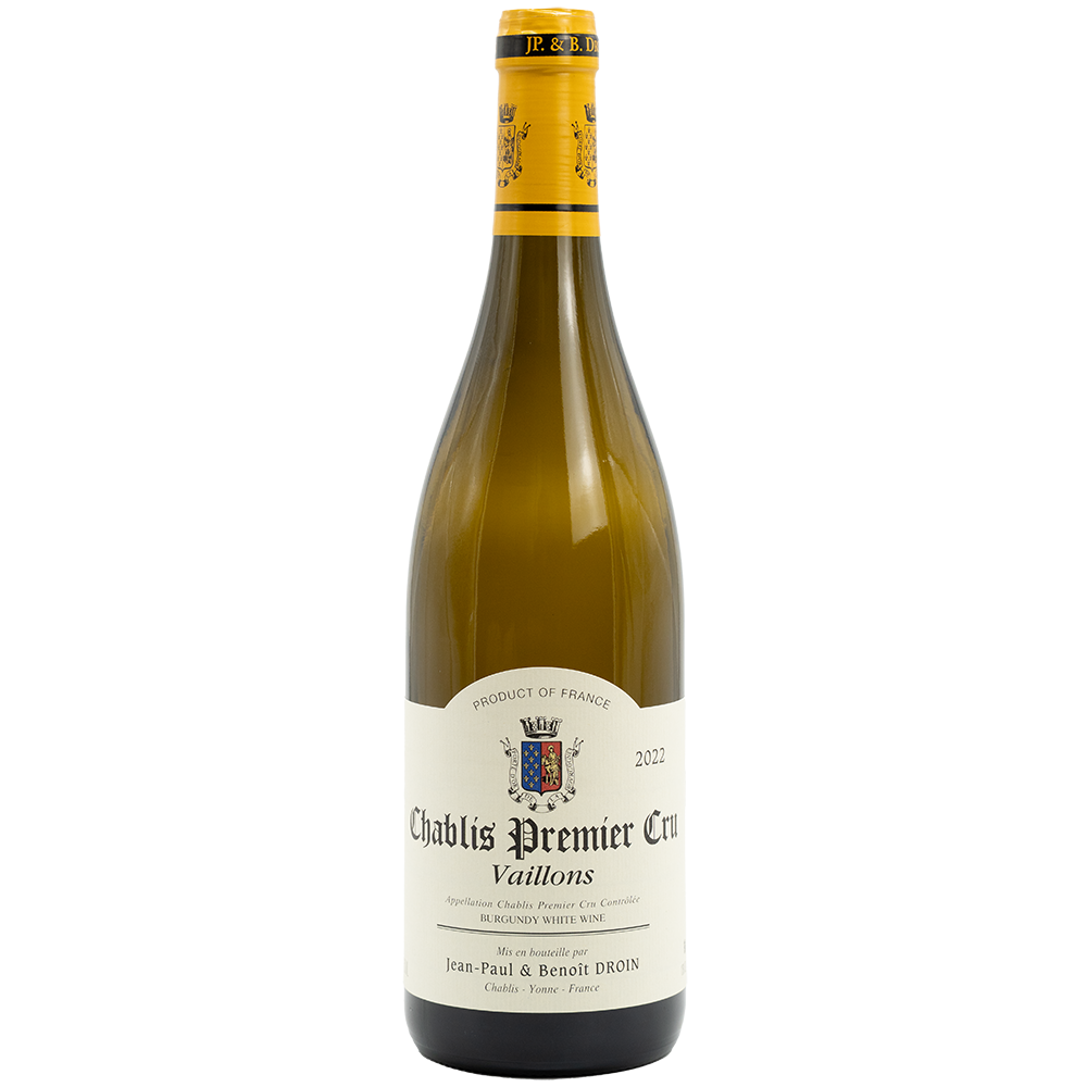 Flaschenfoto des Weins Jean Paul et Benoit Droin Chablis 1er Cru les Vaillons 2023