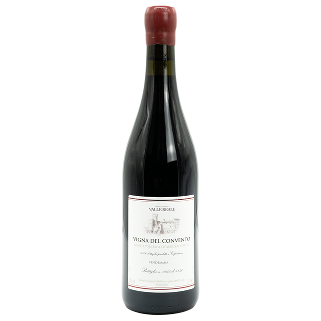 Bottle shot of Valle Reale Montepulciano D'abruzzo Vigna Del Convento DOC 2018