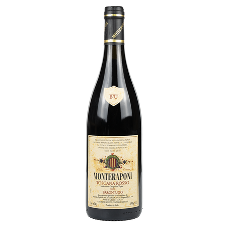 Flaschenfoto des Weins Monteraponi Toscana Rosso "Baron’Ugo" IGT 2020