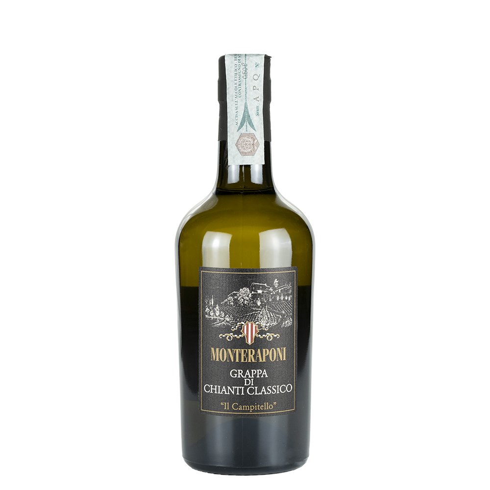 Flaschenfoto des Weins Monteraponi Grappa di vinacce della vigna il Campitello