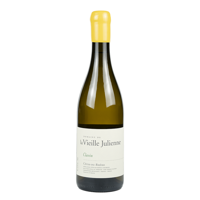Flaschenfoto des Weins Domaine de la Vieille Julienne Côtes du Rhône blanc "Clavin" 2025