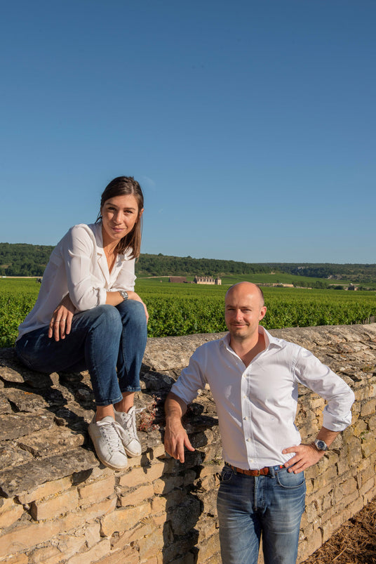 Winzer von Domaine Faiveley im Weinberg